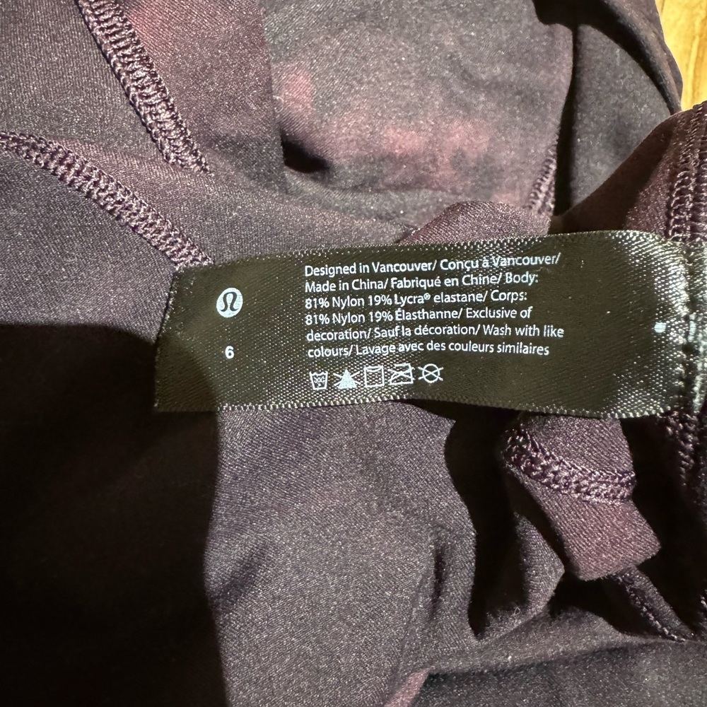 lululemon athletica Deep Purple Long Sleeve Top - Picture 3 of 3